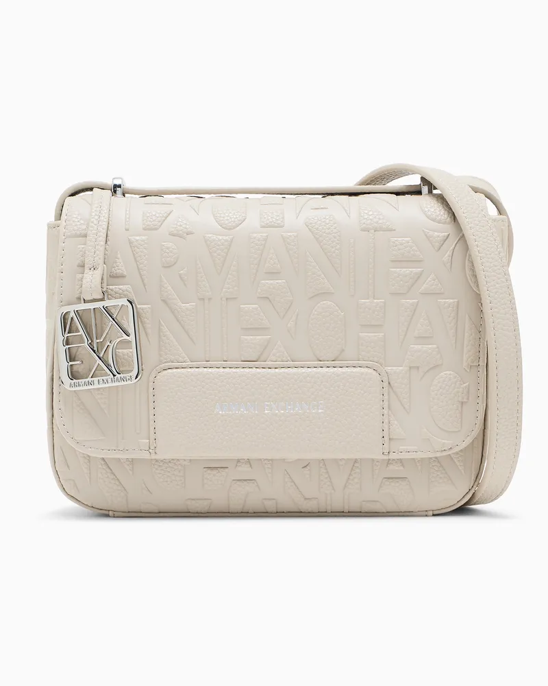 Armani Exchange Umhängetasche mit Logoprägung und verstellbarem Riemen 