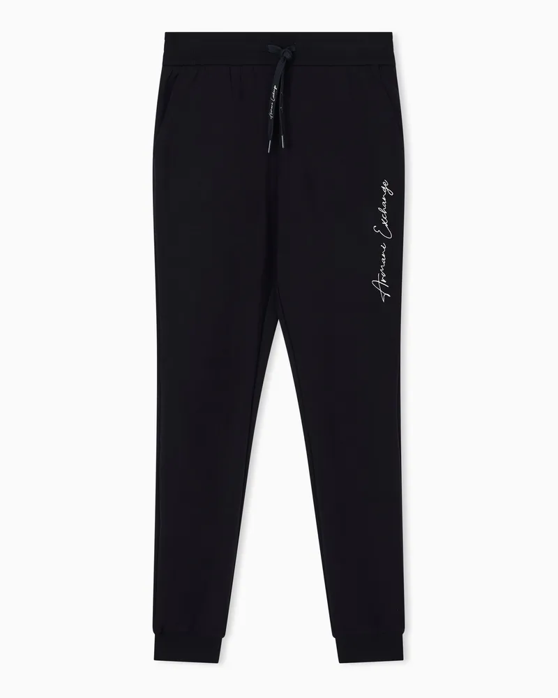 Armani Exchange Jogginghose aus Scuba-Stoff Schwarz