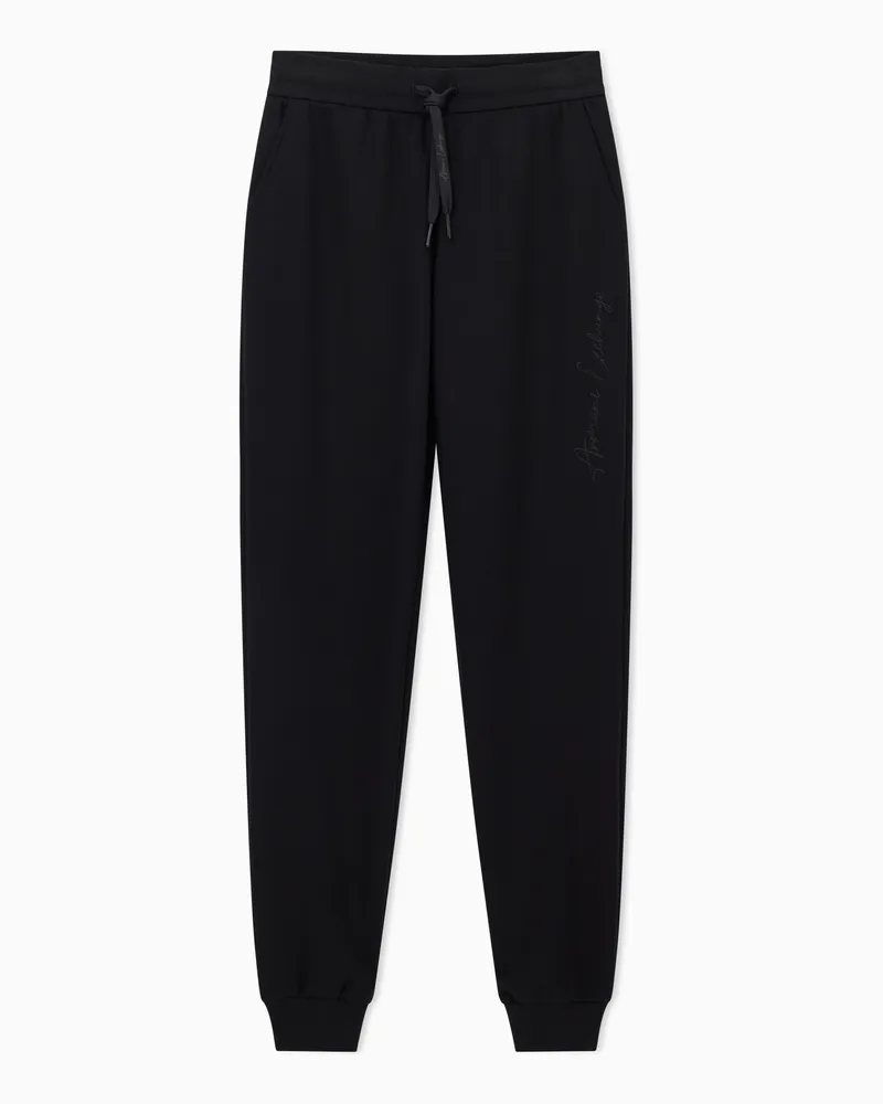 Armani Exchange Jogginghose aus Scuba-Stoff Schwarz