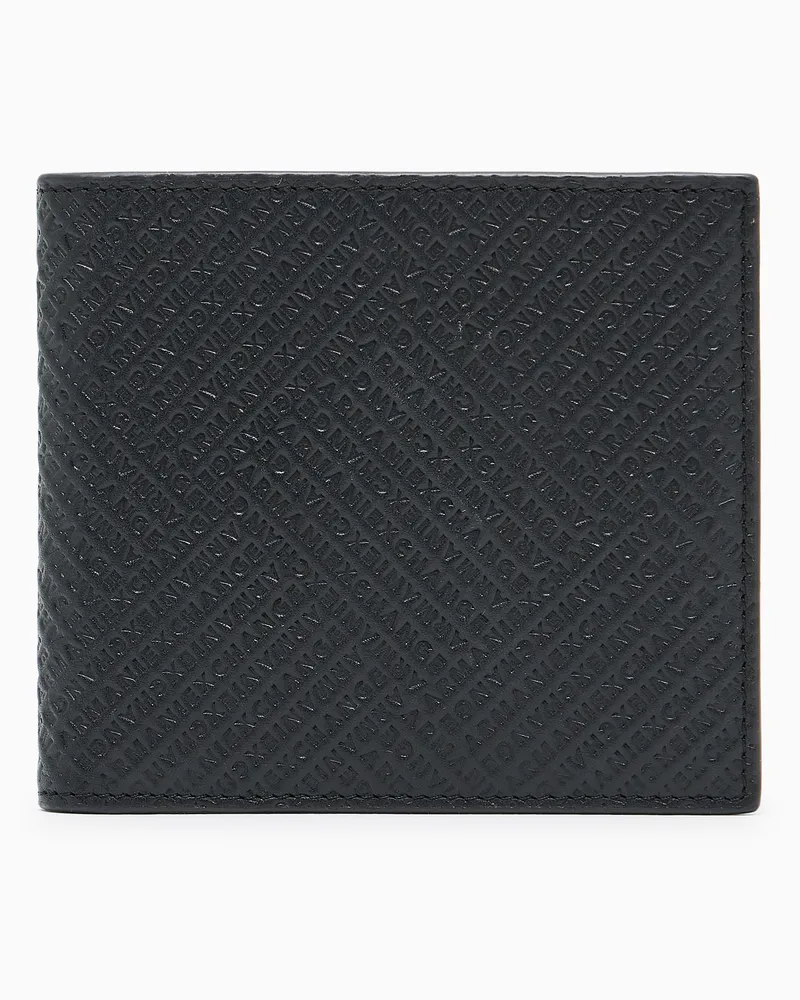 Armani Exchange Buchbrieftasche Schwarz