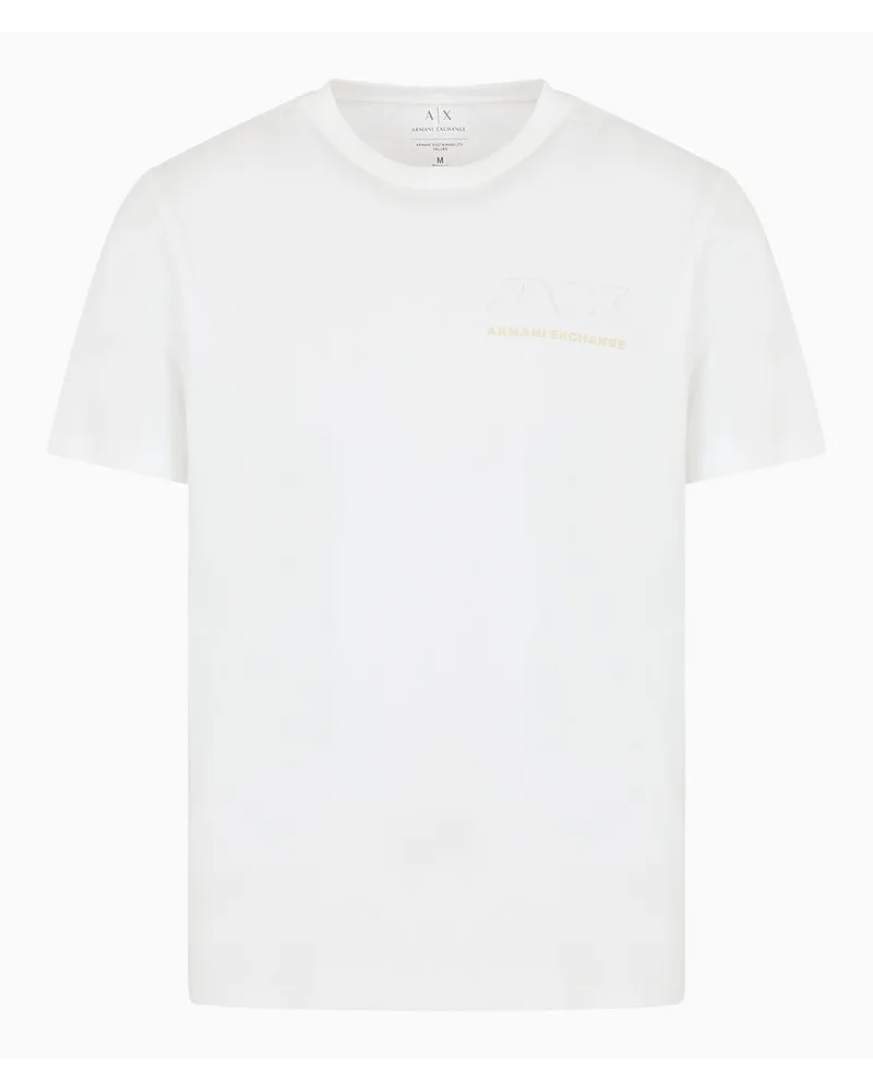 Armani Exchange Regular Fit T-shirts Weiss