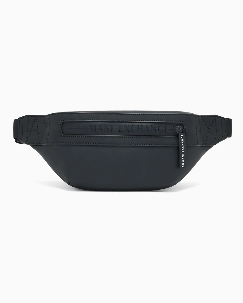 Armani Exchange Gürteltasche mit Reißverschluss und verstellbarem Riemen Schwarz