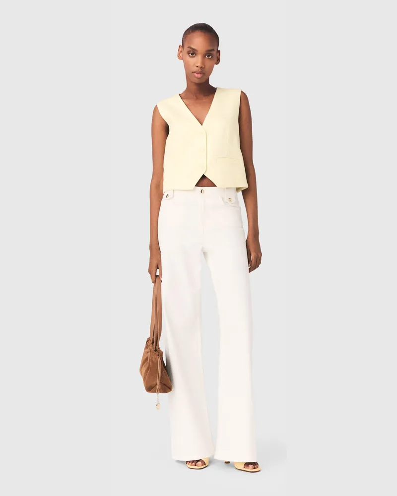 Maje Kostümjacke - Gelb Blassgelb