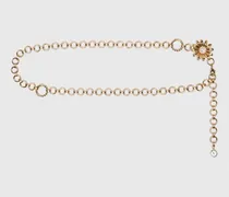 Kettengürtel Mit Blumen - Golden