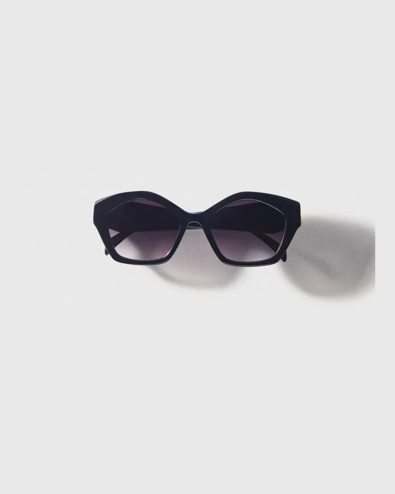 Maje Cat-eye-sonnenbrille Aus Acetat - Schwarz Schwarz