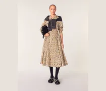 Midi-kleid Mit Leoparden-print - Imprime Leopard
