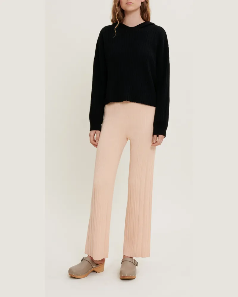 Maje Hose Aus Strick - Blassrosa Blassrosa