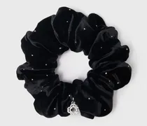 Haargummi Mit Strass - Schwarz