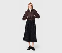 Jacke Aus Leder Im Vintage-look - Braun