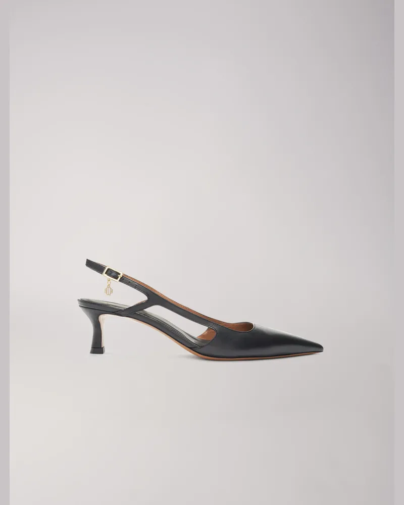 Maje Spitze Pumps Mit Verstellbaren Riemchen - Schwarz - Auswahl Zeremonie Schwarz