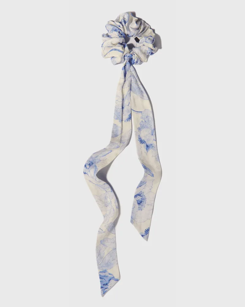 Maje Haarband Zum Thema „aquarell" - Weiß/blau Weiß