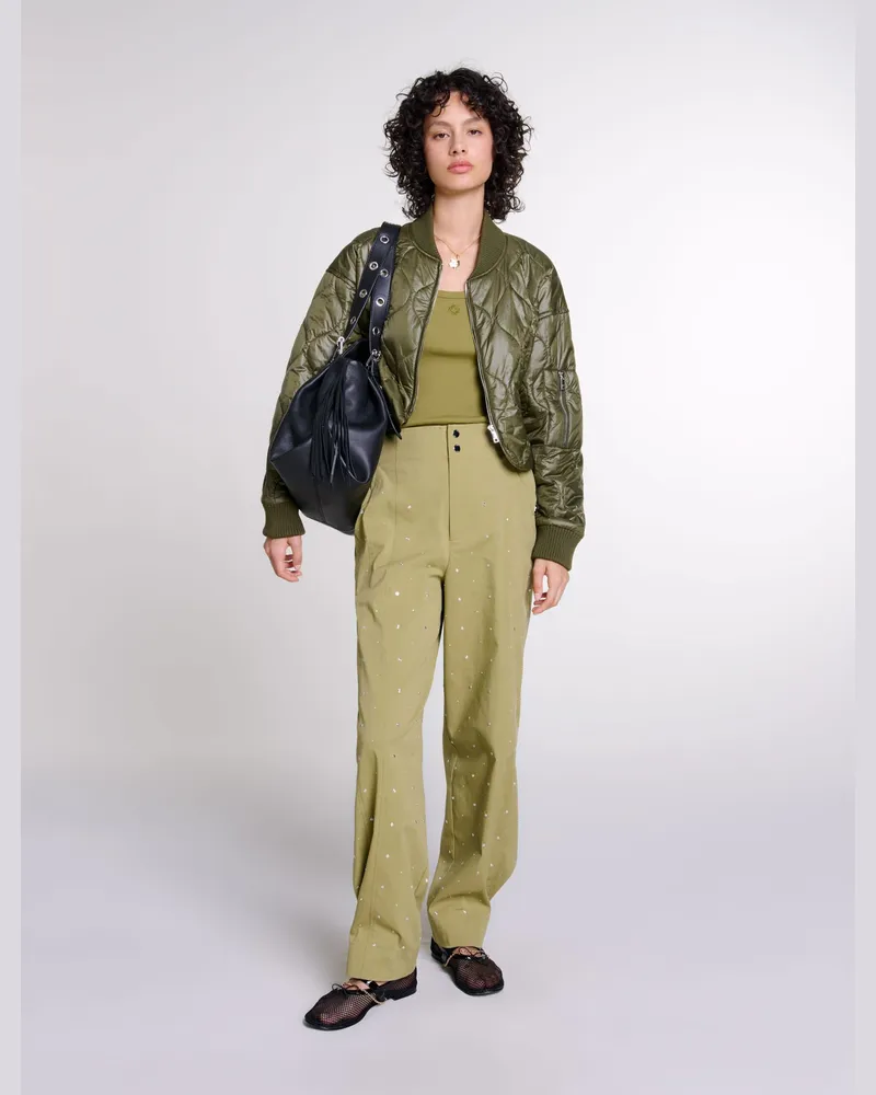 Maje Kurze Steppjacke - Khaki Khaki