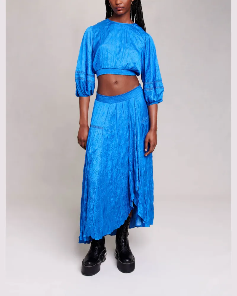 Maje Langer Rock - Blau Blau