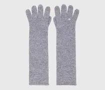 Lange Handschuhe Wolle & Kaschmir - Grau