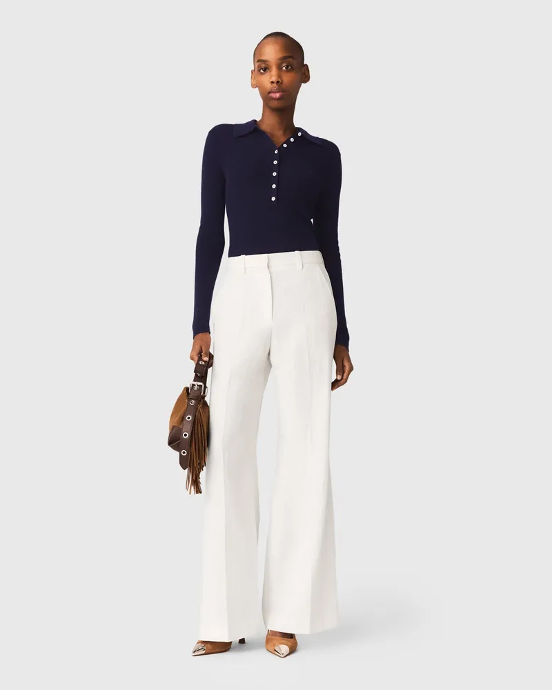 Maje Anzughose - Weiß Weiß