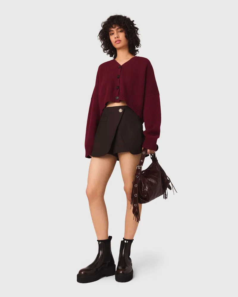 Maje Shorts Trompe-l'oeil - Braun Braun