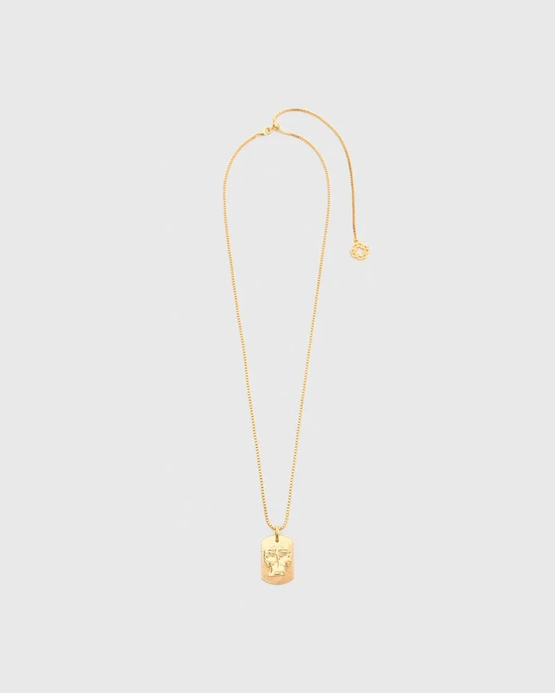 Maje Zodiac-schild-halskette - Gold Gemeaux
