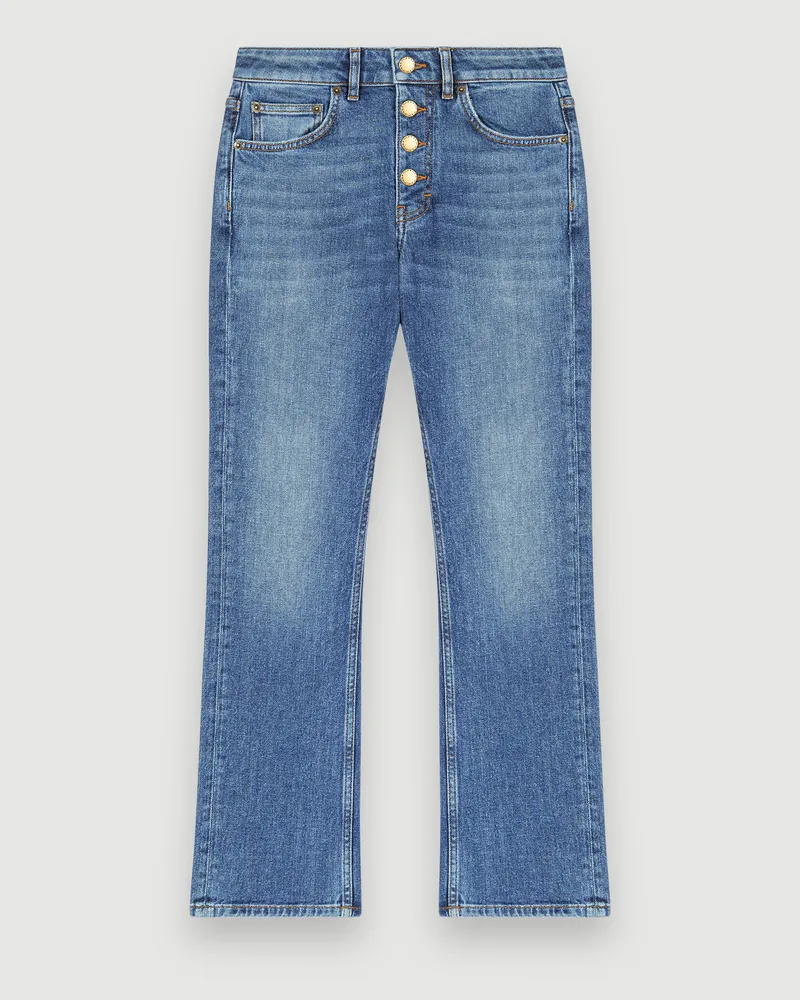 Maje Gerade Geschnittene Jeans Aus Denim - Blau Blau