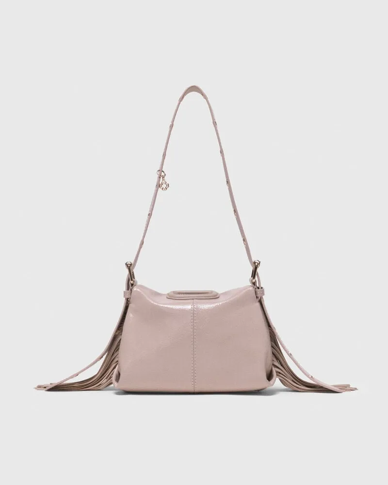 Maje Tasche Miss M Mini, Naplak-leder - Beige Kitt