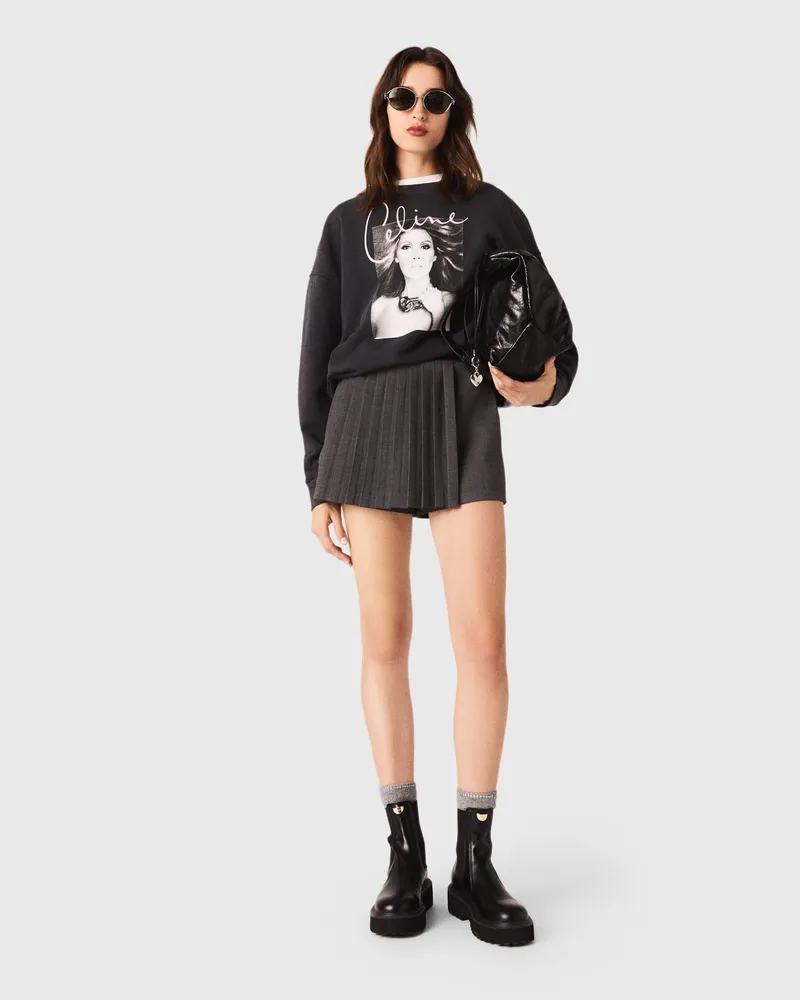 Maje Sweatshirt Celine Dion - Grau Grau