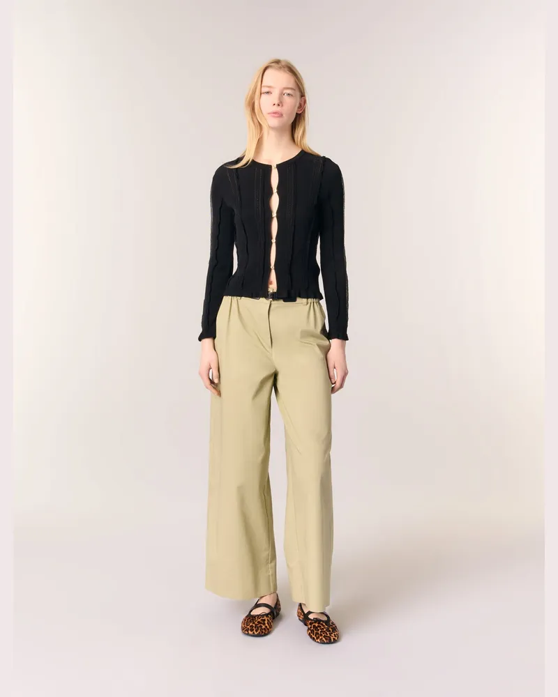 Maje 2-in-1 Cardigan - Schwarz Schwarz