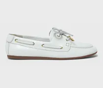 Bootsschuh Aus Leder - Weiß