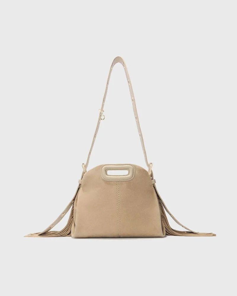 Maje Miss M Mini Veloursleder - Cappuccino Cappuccino