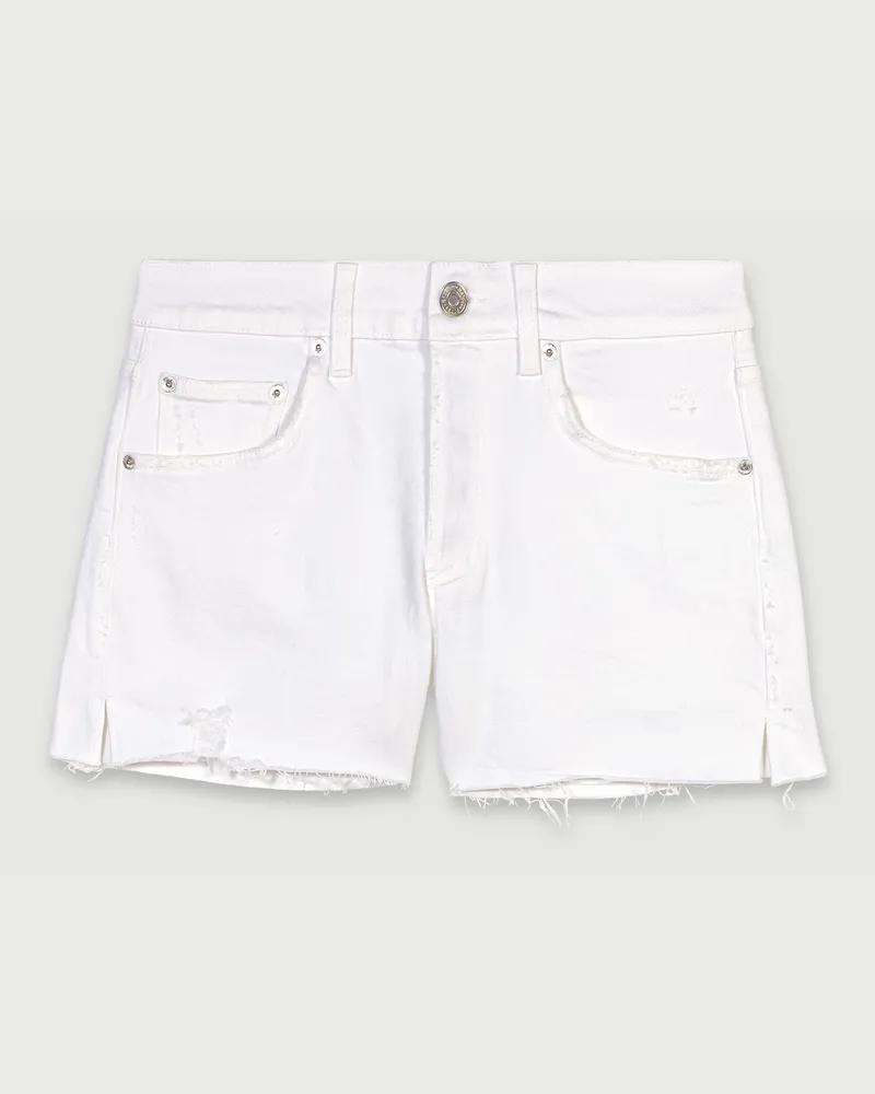 Maje Jeans-shorts - Weiß Weiß