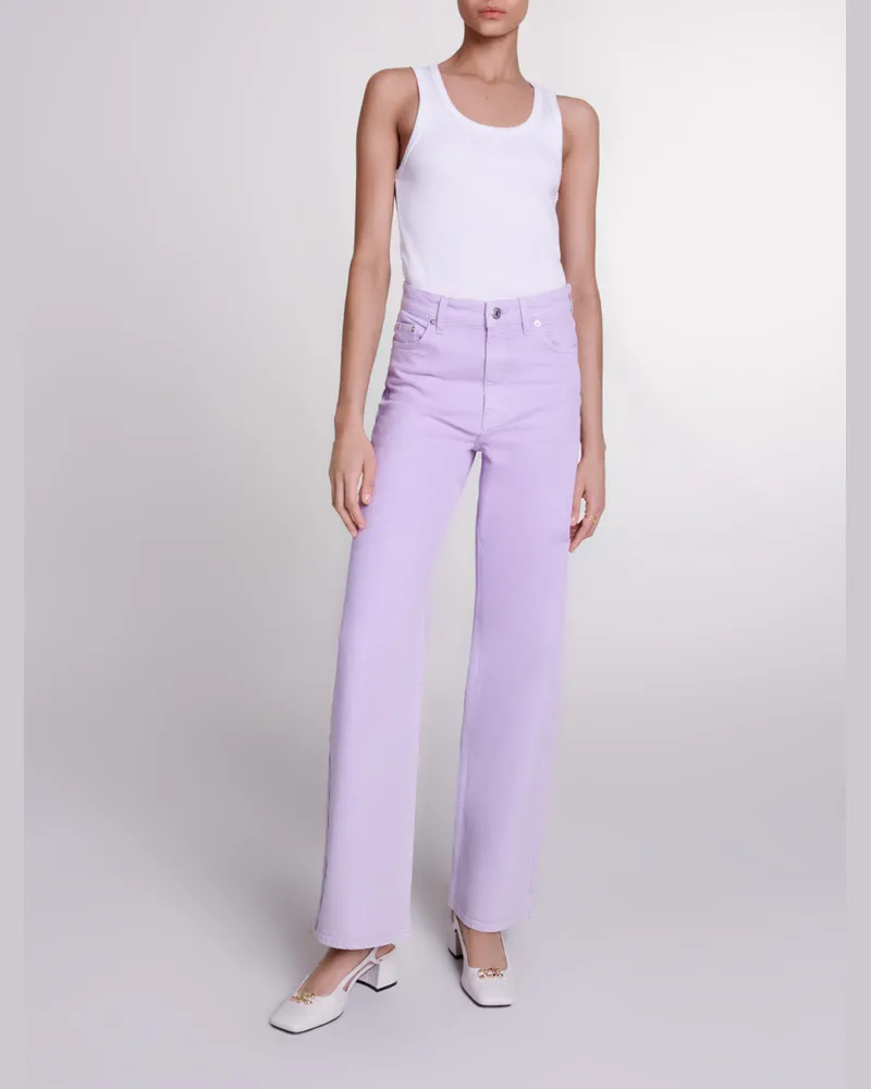 Maje Weite Jeans Mit Verwaschenem Effekt - Parma Parma