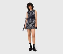 Gerades Kleid Mit Print - Bandana Marine Print