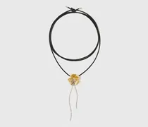 Blume Halskette - Golden