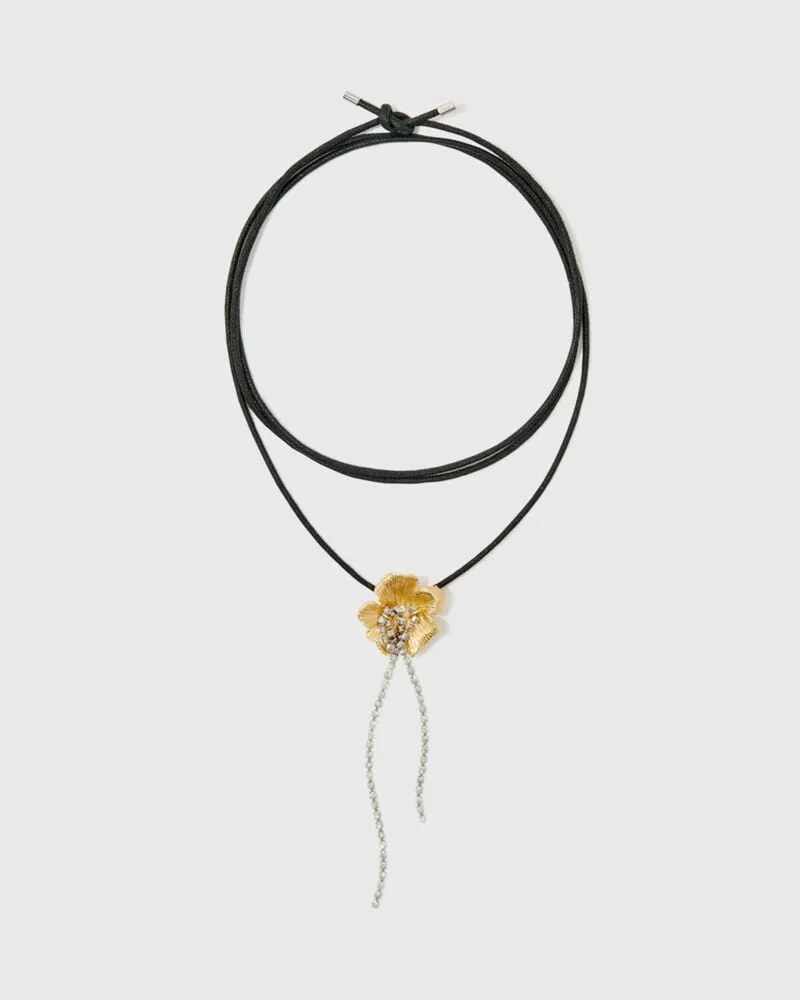 Maje Blume Halskette - Golden Golden
