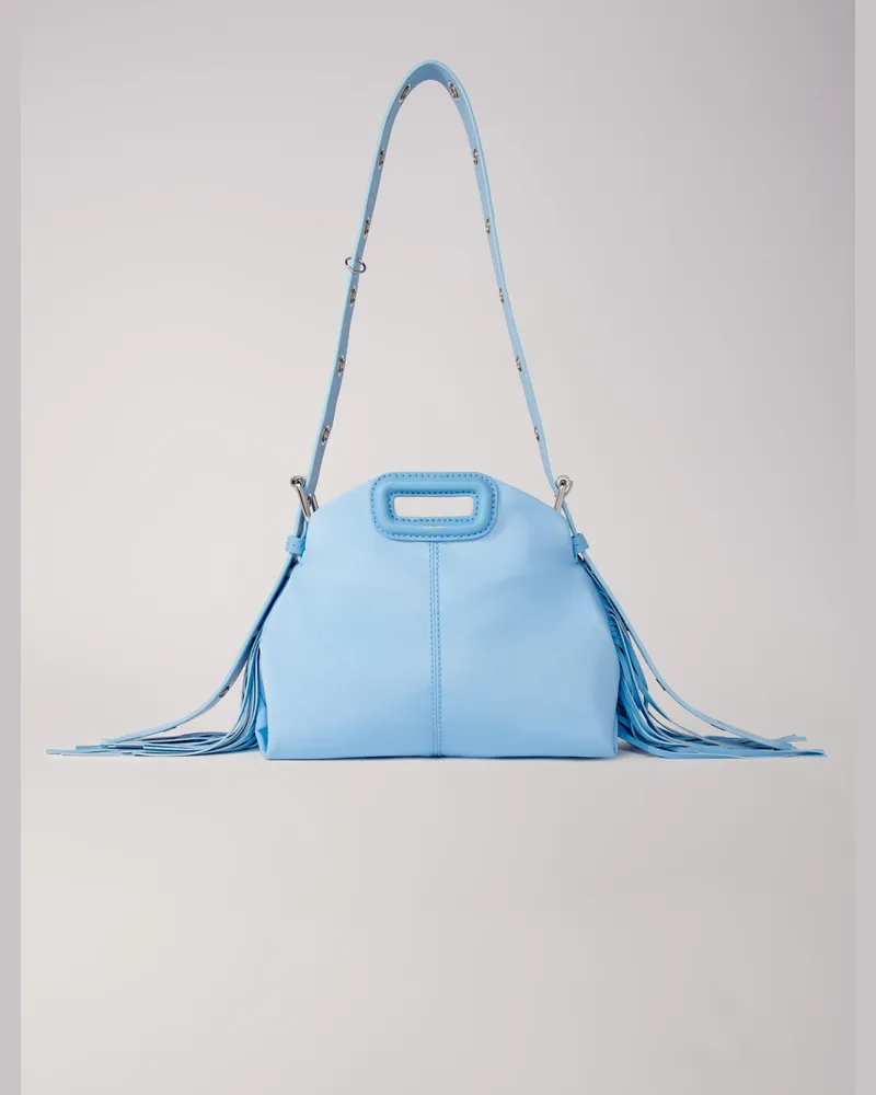 Maje Tasche Miss M Mini, Weich - Blau Blau
