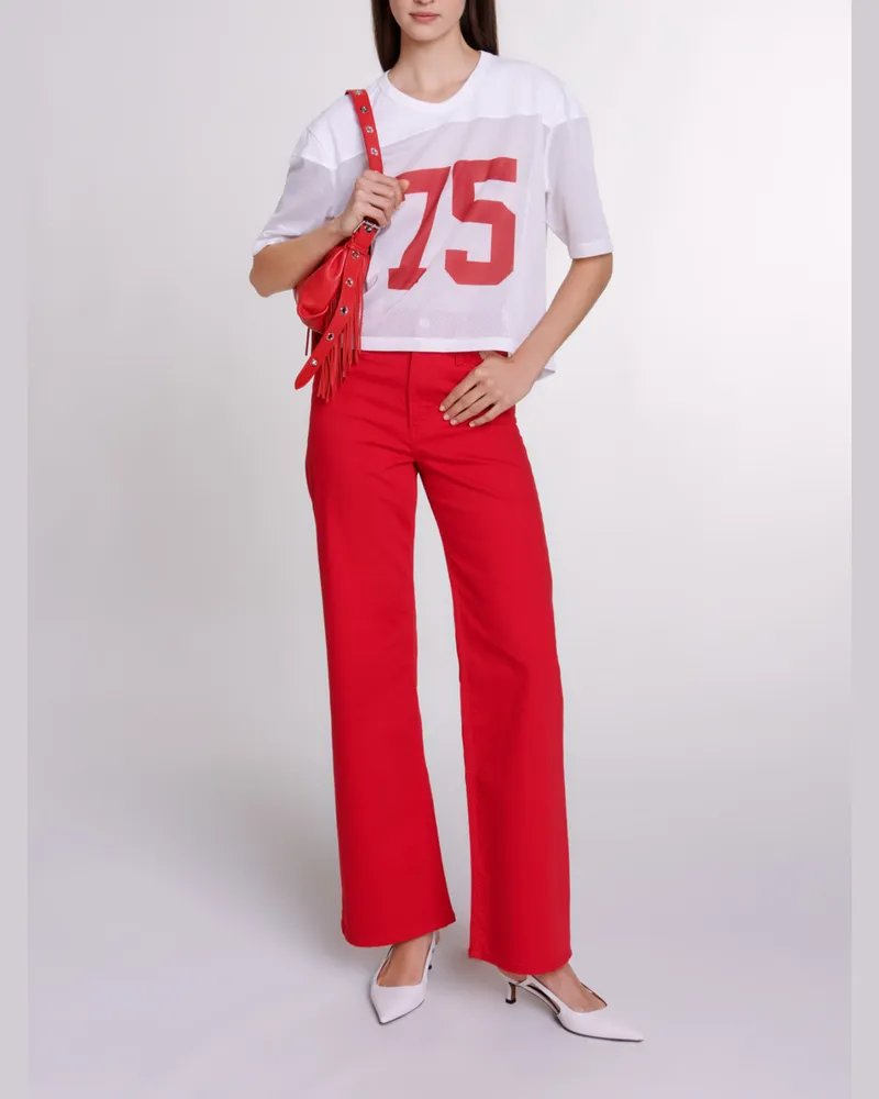 Maje T-Shirt Paradise - Weiß Weiß