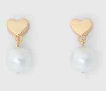 Ohrringe Mit Perlen - Golden