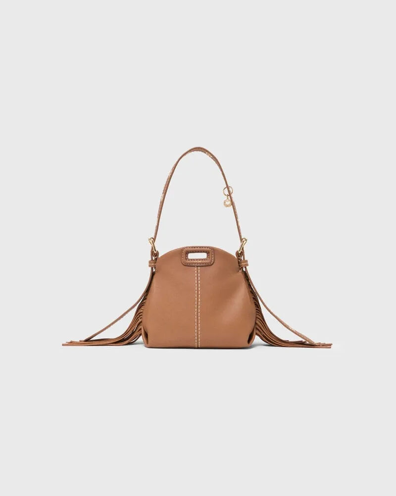 Maje Tasche Miss M Micro Aus Steppleder - Mocha Mocha