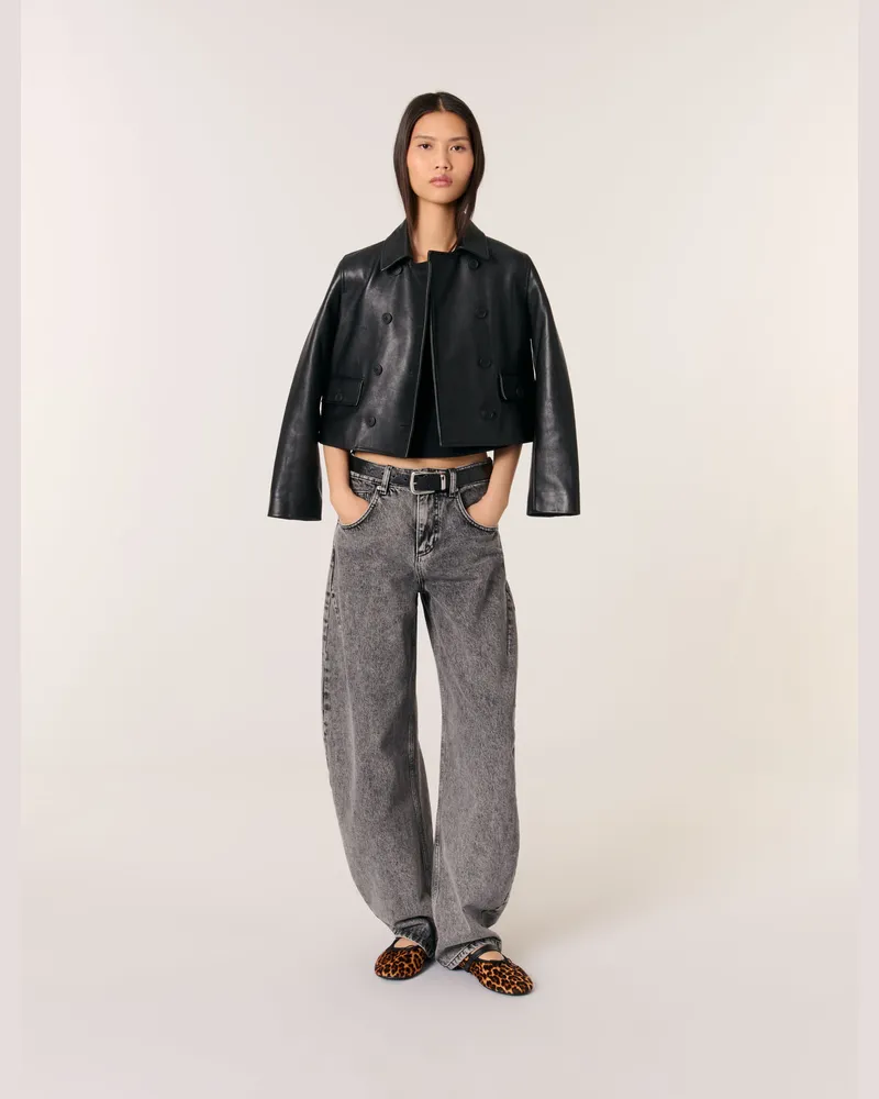 Maje Balloon-jeans - Grau Grau