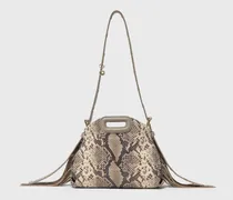 Tasche Miss M Mini, Python-prägung - Schlange Natur