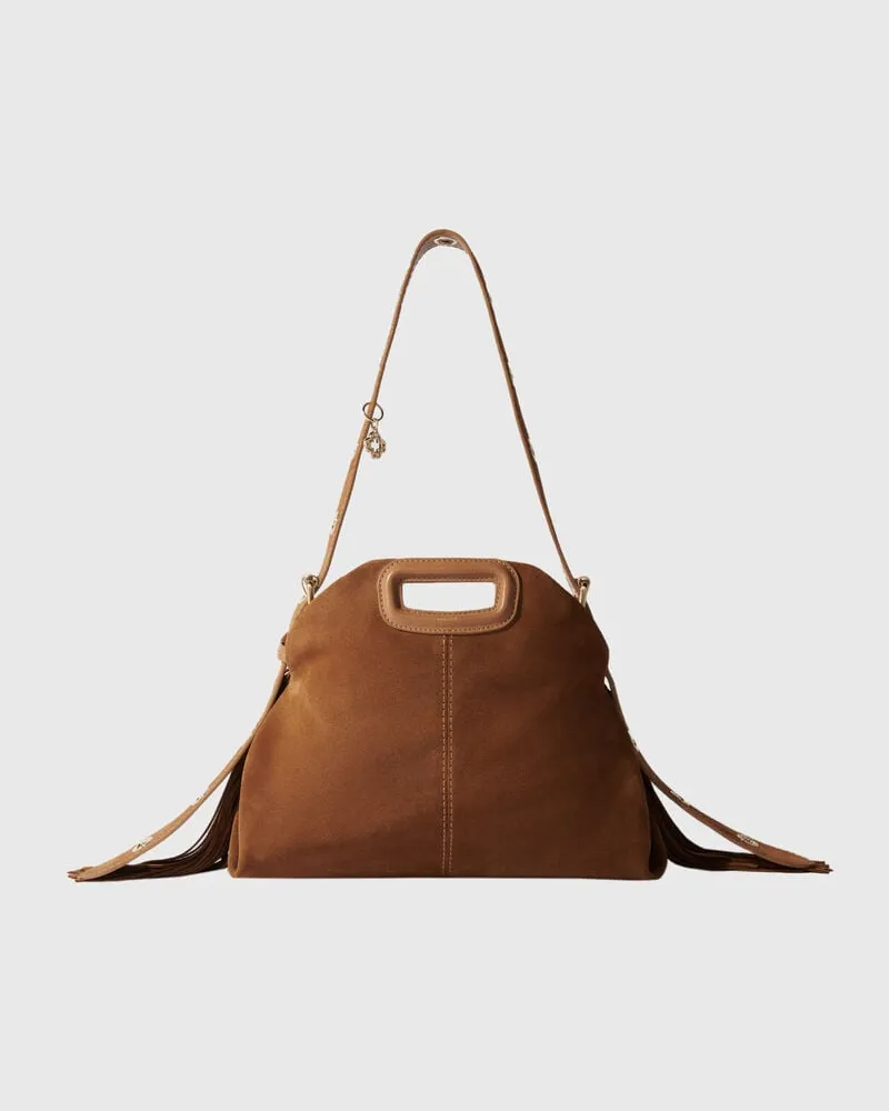 Maje Tasche Miss M Aus Wildleder - Kamel Kamel