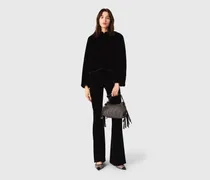 Stretch-samthose - Schwarz