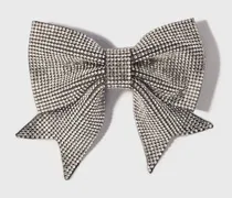 Haarspange Strass-schleife - Schwarz