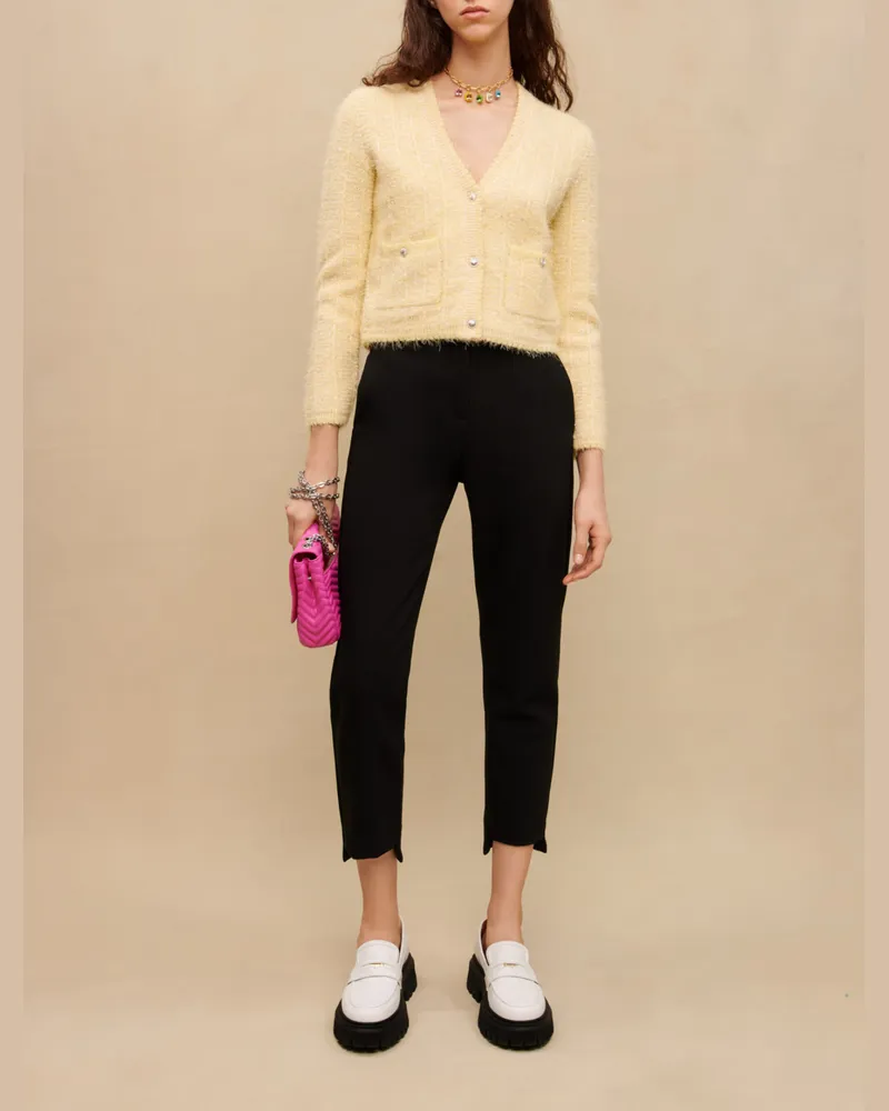 Maje Gerade Geschnittene Anzughose - Schwarz Schwarz