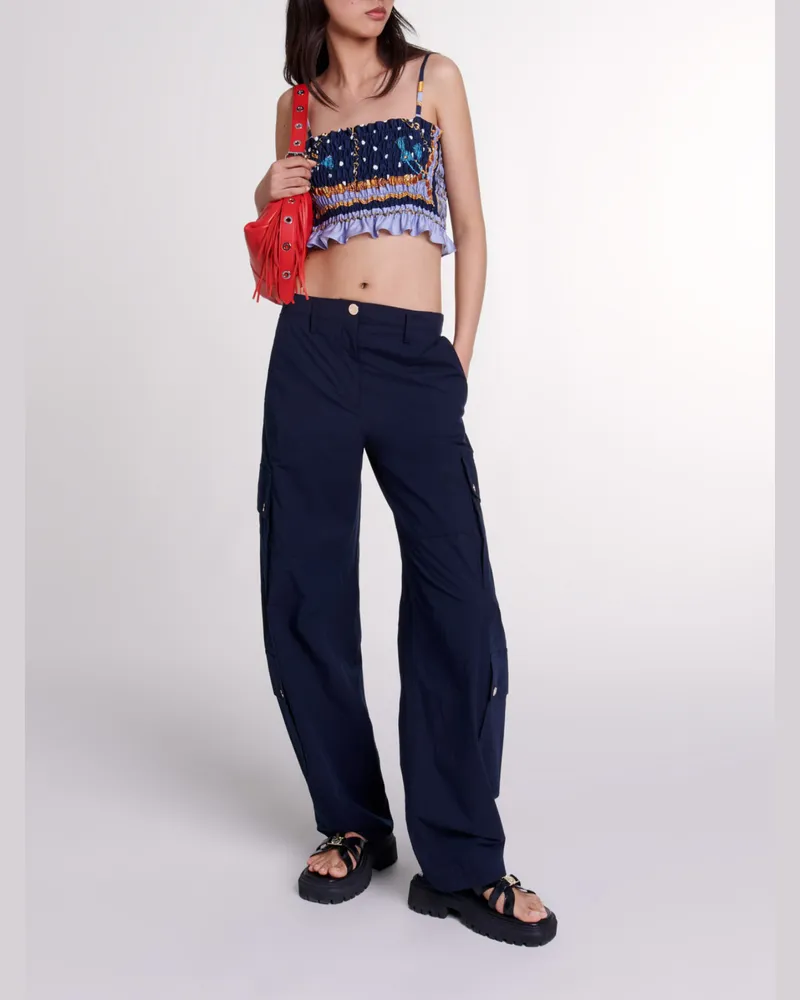 Maje Cargohose - Marineblau Marine
