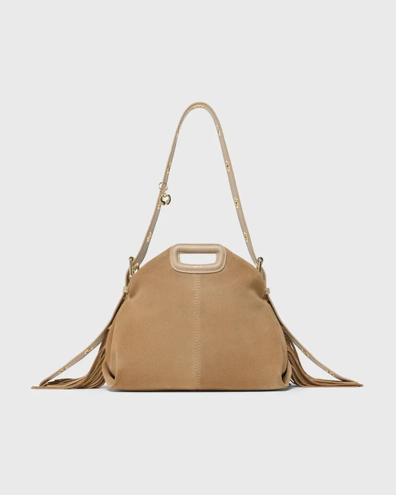 Maje Tasche Miss M Aus Wildleder - Cappuccino Cappuccino