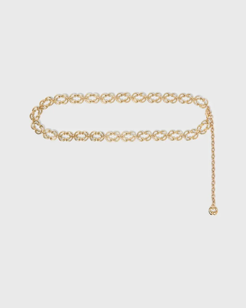 Maje Kettengürtel Mit Neuem Glied - Golden Golden