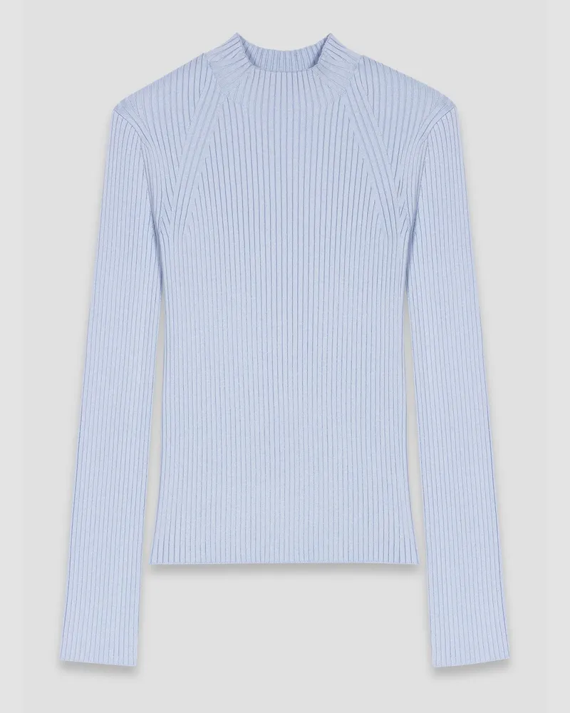 Maje Rippstrick-top - Blau Hellblau