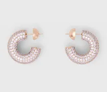 Strassohrringe - Dore / Argente