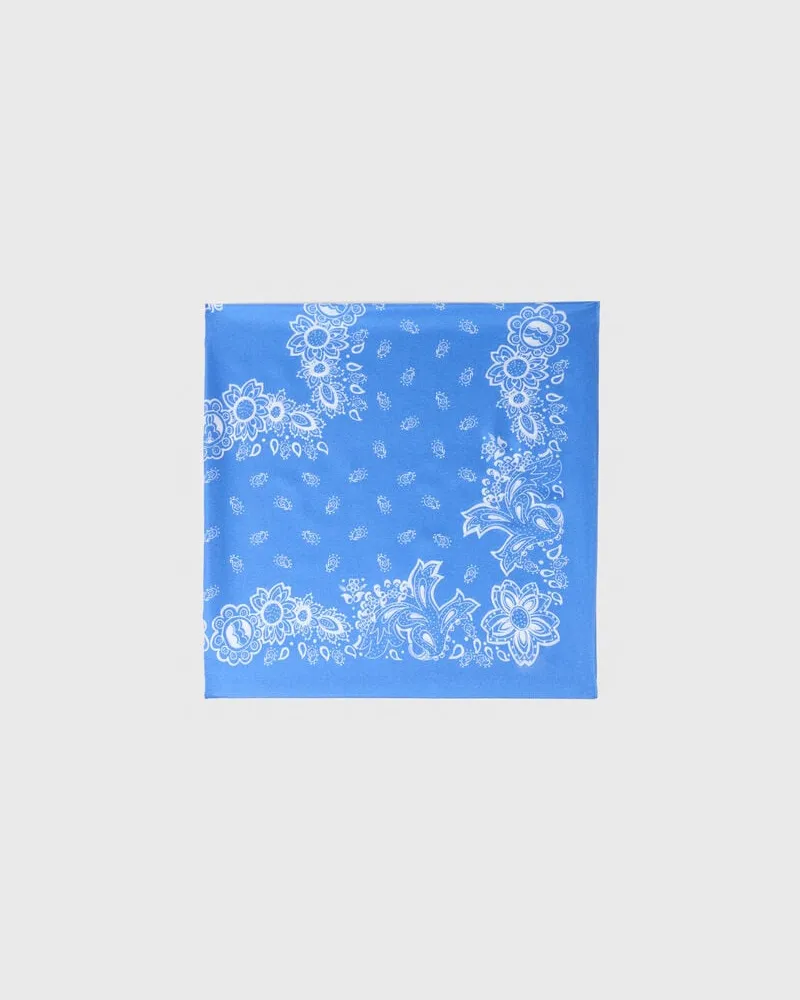 Maje Seidentuch Mit Bandana-print - Bandana Bleu Ciel Bandana
