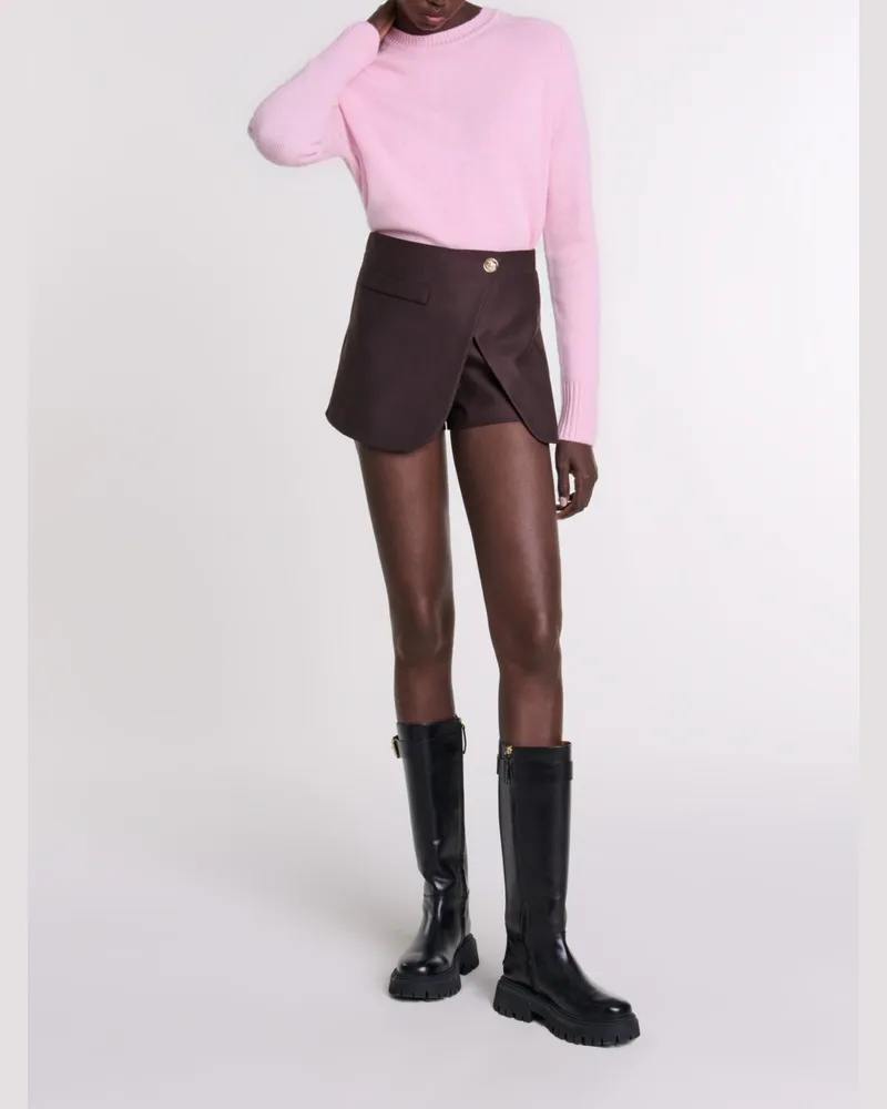 Maje Kaschmirpullover - Blassrosa Blassrosa