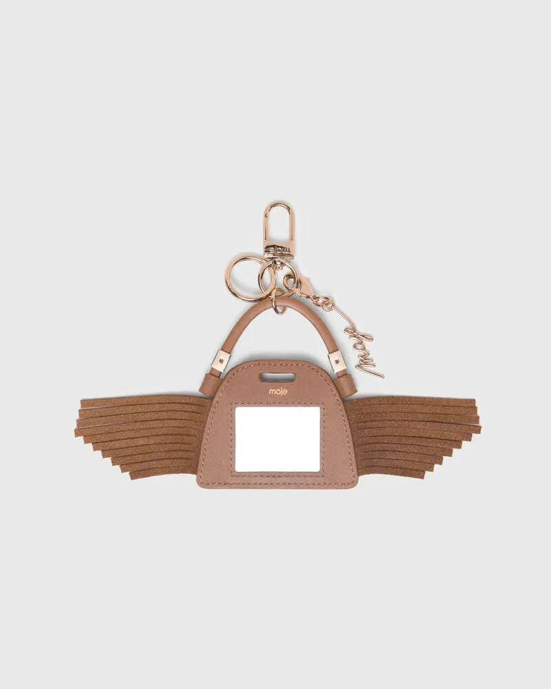 Maje Taschen-charm Miss M Mini-spiegel - Kamel Kamel